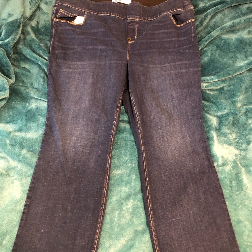Old Navy Dark Indigo Boot Cut Jeans